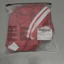 Girl's Striped A Line Bubble Skirts Elastic Waist Y2K Puffy Summer Mini Skirt (Red)