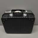 Men's Heated Jacket with Battery Pack, 10-Zone Electric Heating Jackets, Windproof Insulated Coat, Detachable Hood (Large, Black)