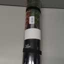 Black Merry Christmas Tree Kitchen Mats Set of 2,Xmas Star Winter Seasonal Farmhouse Home Decor Low-Profile Kitchen Rugs for Floor 17x30+17x47 Inch