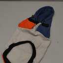 BRKURLEG Dog Hoodie Winter Dog Sweatshirts with Pockets Warm Dogs Clothes for Small Medium Dogs Girl Boy, French Bulldog Clothes Pet Sweater Shirt Hoodies with Pocket(Blue Orange, S)