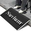 15.4" L x 32" W Threshold Ramp for Doorways, Portable, Anti-Slip Ramps for Wheelchairs for Home, 700 LBS Load Capacity, Aluminum Door Ramp and Curb Ramp for Scooters, Power Chairs, Walkers