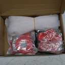 Unittype 6 Sets 2025 Graduation Candy Lei Making Kit DIY Lei Netting Tubing Include 5 ft Mesh Bag 3 Rolls of 98 ft Ribbon 216 Pcs Flower Pieces for Grad Party Supplies(Red, Silver Gray, Black)