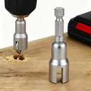 Power Wing Nut Driver, Wing Nut Drill Bit Socket Tool, 1/4" Hex Shank Drills Bits for Screws Eye, C Hook Bolt, QHanger