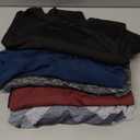 5 Pack Mens Active Quick Dry Crew Neck T Shirts | Athletic Running Gym Workout Short Sleeve Tee Tops Bulk (Large, Light Gray/Gradient Red/Blue/Charcoal/Black)