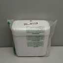 MOPALL Small Bathroom Trash Can with Lid, 2.6 Gallons / 10 L Slim Plastic Garbage Bin with Pop-Up Lid, Mini Waste Basket Can Dog Proof for Kitchen, Bedroom, Office, Laundry, Toilet, Rv, White