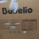 Mom's Choice Award Winner, Babelio 26-40" Metal Baby Gate with Wood Pattern, PressGuard C5 Easy Install Pressure Mounted Dog Gate for Stairs and Doorways, with Wall Protectors and Extension Kits