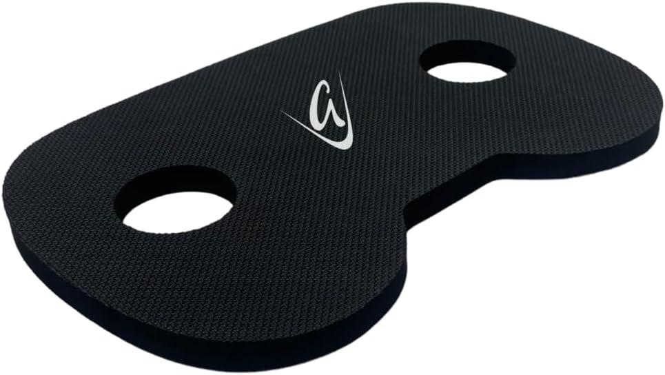 GODFREY Womens Rowing Seat Pad - 12mm Waterproof Non-Slip Rower Cushion with Optional Clip for Concept 2, Peloton, Hydrow & Water Rowers (Black)