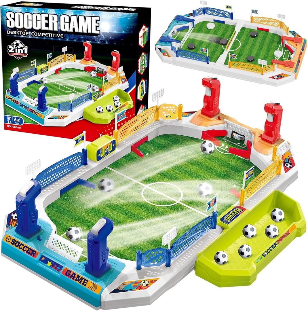 SpringFlower Mini Foosball Table Game for Kids, Soccer Board Game Gifts for 4 5 6 7 8-12 Year Old Boys, Toys for Age 4-6 5-7 8-12, Birthday Soccer Gifts Toy for Boys Girls