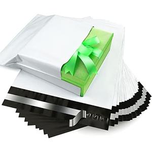 Poly Mailers 12x15.5 inches 100pcs | Shipping Bags for Clothing | Mailing Bags for Small Business, Shipping Envelopes with Self Sealing, Waterproof and Tear Proof