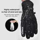 INBIKE Winter Gloves Men Women with Upgrade Windproof Fabric for Running Cycling Jogging (X-Large)