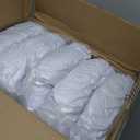 Trlyc Spandex Folding Chair Covers 100 Pcs Universal Fitted Dining Chair Cover Stretchy Slipcovers for Wedding Party Banquet Flat-Front Chairs Covers (White)