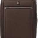 Travelpro Platinum Elite Softside Expandable Checked Luggage, 8 Wheel Spinner Large Suitcase, TSA Lock, Men and Women, Rich Espresso Brown, Checked Large 29-Inch