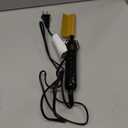 DAN Technology Curved Ceramic Hair Straightener and Heat Press Comb, 450F Dual Voltage for Natural Black Hair, Portable for Travel & Home