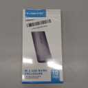 Lemorele Aluminum M.2 NVMe Enclosure,USB 3.2 Gen2 10Gbps Tool-Free ,SSD Enclosure for NVMe PCIe M-Key,Nvme USB Adapter Support UASP Trim for 2280 2260 2242 2230(Sata NOT Supported) (Silver Grey)