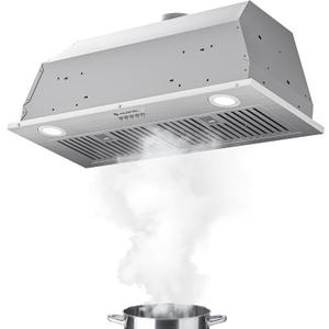 30 Inch Range Hood Insert, 900 CFM Built-in Kitchen Hood with Push Button