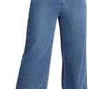 PEIHOT Womens Wide Leg Cropped Jeans 90s Elastic Waist Baggy Pull On Denim Pants for Woman 2024 Trendy S