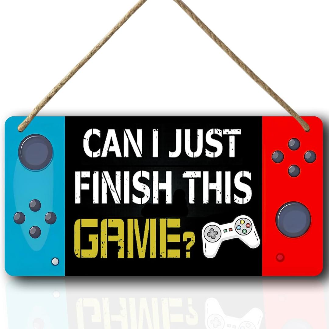 Gaming Door Sign Boy Gamer Room Decor For Boys Bedroom Wall Decor Kids Game Room Accessories