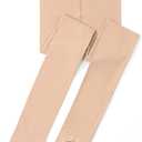 Girls' Convertible Ballet Tights, 50D Ultra Soft Professional Transition Dance Tights for Ballet (15-18 Years, Deep Nude)