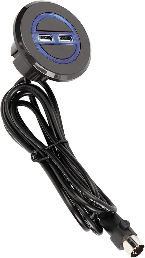 2 Button Remote Hand Control Handset with USB and Blue Light, Electric Recliner Chair Sofa Replacement Button Lift Chair Power Recliner Switch