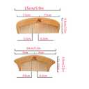 Xuanli 8 Pcs The Family Of Hair Comb set - Wood with Anti-Static & No Snag Handmade Brush for Beard, Head Hair, Mustache With Gift Box (S021)