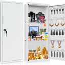 29.53" Tall White Wall Safes Between 16" Studs | 33% Larger Capacity & Lock