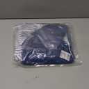 Blooming Jelly Womens High Waisted Bikini Sets Drawstring Tummy Control Swimsuits Crisscross Tie Back Bathing Suit (X-Large, Stripe Blue)