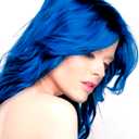 Long Hair Spiral Curly Cosplay Costume Wig (Blue)