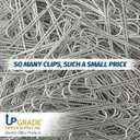 Upgrade Office Supply Jumbo Paper Clips, Non Skid, 1.9 Inch, 300 Count (3 Boxes of 100), Silver, Made in USA