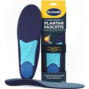Dr. Scholls Plantar Fasciitis Pain Relief Orthotic Insoles, Immediately Relieves Pain: Heel, Spurs, Arch Support, Distributes Foot Pressure, 1 Pair (Men's Size 8-13)