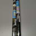 2 x Halloween Jack o Lantern Pumpkin Window Film 18 x 39 Inch Stained Glass Window Cling Decorative Privacy Film Vine Leaves Lamp for Glass Windows Fall Seasonal Decor