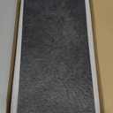 AULIGET 6" x 12" Black Slate Peel and Stick Backsplash Wall Tiles, PVC Faux Stone Stick on Tiles for Backsplash Kitchen, Bathroom, Laundry Room, Camper, Fireplace (Pack of 20)