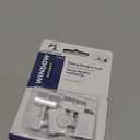 Prime-Line U 9823 Aluminum, White Finish, Sliding Window Security Lock (4 Pack)