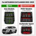 LASFIT Floor Mats for Mitsubishi Outlander 2020-2025 Gas
Not for PHEV or Sport, Custom Fit All Weather TPE Car Mats, Full Coverage Non-Slip Floor Liner, Easy to Wash, Black