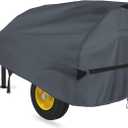 Log Splitter Cover for 15-22 Ton Gas-Powered and Electric-Powered Horizontal Log Splitters. Waterproof Outdoor All-Weather - Thickened and Tear-Resistant, Dustproof, Rainproof and UV-Proof (Gray)