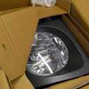 TRQ Performance Driver and Passenger Side Headlight Assembly Set Black Housing Clear Lens Projector Compatible with 94-97 BMW 318i 92-97 BMW 318is 94-95 BMW 325i 92-95 BMW 325is 96-98 BMW 328i