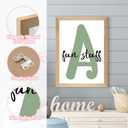 Set of 4 Framed Kids Playroom Wall Art Prints, 12x16' Toddler Nursery Children Artwork for Kids Bedroom Decoration