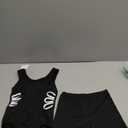 HOZIY Girls Gymnastics Leotards Outfits Sparkly Bow Back Unitards Biketard with Tumbling Shorts Hair band Kids 3-10 Years (4-5T, Black Floral Cutout)