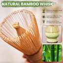 2 x Matcha Whisk Set, Sakura Green Ceramic Matcha Set Includes Matcha Bowl, Matcha Whisk (Chasen) and Holder, Sifter, Bamboo Scoop & Spoon - 6 Pcs Matcha Kit for Matcha Lovers