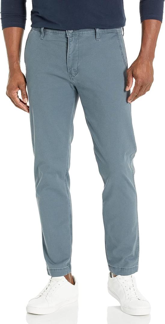 Levi's Men's Xx Standard Tapered Chino Pants, Dark Slate-Stretch, 33W x 32L