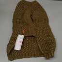 KYEESE Dog Sweater with Leash Hole for Small Dogs Male Warm Pullover with Reflective Thread Soft Knitwear Boy Dog Clothes Cozy Lightweight Thick Sweater Pet Indoor Outdoor Wear,Brown, X-Small 