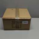 Rustic Farmhouse Wood Flush Mount Ceiling Light Fixture 1 Light Oak Wood and Metal Round Drum Semi Flush Mount Ceiling Light for Kitchen Hallway Entryway Bedroom Farmhouse Country, Black