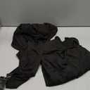 Obstal 4ft Stretch Spandex Table Cover for Standard Folding Tables - 2 Pack Universal Rectangular Fitted Tablecloth Protector for Wedding, Banquet and Party, Black