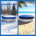 21FT Heavy Duty Pool Cover for Above Ground Pools,200 GSM Tear-Resistant Material,Windproof Secure Fit,All-Season UV Protection,Against Snow,Rain & Debris