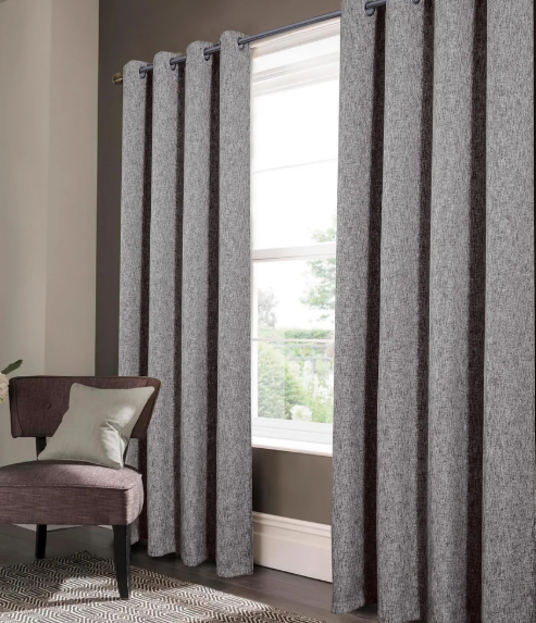 Jordan Linen Look Blackout Window Curtain - 52" x 84" , Wide 52 x Long 84 inch