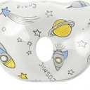 Hemsyc Unisex Baby Head & Neck Support Organic Cotton Cover Machine Washable, Cute Cartoon Bear Soft and Cozy