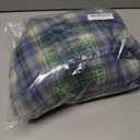 Men Fleece-Lined Button Shirt Flannel Plaid Warm Winter Casual Jacket with Flap Pockets (S-3XL)