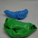Meooeck 2 Pcs Peanut Ball for Kids 39 x 20 and 31 x 15 Peanut Exercise Ball Yoga Balance Stability Sitting Ball Flexible Seating for Therapy, Labor, Birthing Dog Training, Green and Blue, with Pump