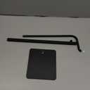 1Pack Purse Holder Handbag Display Stand: Hanger Rack Showing Bags, Purses, and Wreath, Adjustable Black Hook Stand for Tabletop, Closet, Desk, and Retail Use for Vendors