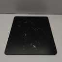 JAMBALAY Tempered Glass Cutting Board for Kitchen, 16"x12" Black Marble Glass Cutting Board with Design, Glass Chopping Board with Non Slip Feet, Heat & Shatter Resistant, Dishwasher Safe