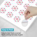 2 x MaxGear 1.5" Round Sticker Labels, for Inkjet or Laser Printer, Matte White Printable Labels Sheets, Strong Adhesive, Dries Quickly, Holds Ink Well, 30 Sheets, 600 Pcs